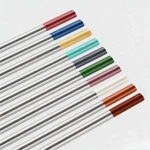 Électrodes en tungstène à grain fin à pointe bleue WL20 pour soudage TIG, baguettes de soudage AWS EWLa-2 2,4 mm 3/32 po, 10 pièces/boîte, vente en gros d'usine chinoise, torche - Product Image 4