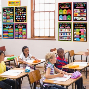 Pósteres de la Herencia Hispánica con Puntos Adhesivos para Decoración de Aulas, Escuelas y Oficinas, Exhibición de Cultura Latinoamericana para Tableros de Anuncios - Product Image 6