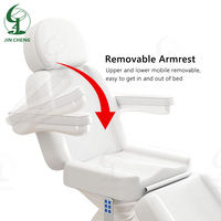 Table de beauté portable et pliable en PU Jincheng, fauteuil de beauté électrique à 4 moteurs avec cadre en plastique pour salon de coiffure
