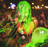 Peinture de fête verte UV lueur dans l'obscurité peinture de fête lumière uv 500 ml/bouteille Bar Discothèque Vie nocturne Pigment poudre liquide