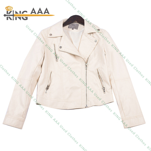 Veste en cuir d'<span class=keywords><strong>occasion</strong></span> pour homme, <span class=keywords><strong>grande</strong></span> <span class=keywords><strong>taille</strong></span>, style mode, <span class=keywords><strong>vêtements</strong></span> de seconde main pour l'hiver, prix de gros, commande minimum 45kg - Product Image 5