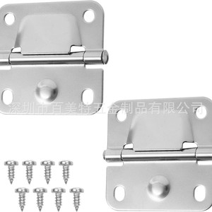 Coleman Stainless Steel Hinge Kit 4-Piece Set For Refrigerators And Freezers Rust Resistant Cooler Box Replacement Parts - Product Image 2
