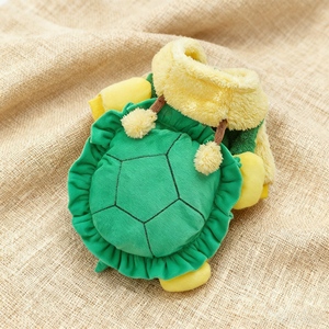 Nueva Idea de regalo de Venta caliente, estilo <span class=keywords><strong>Tortuga</strong></span>, divertido disfraz de fiesta para perros y gatos, ropa cálida de poliéster en Stock - Product Image 1