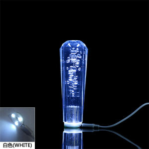 自動車インテリアアクセサリーアクリルダイヤモンドバブルスタイルカスタム自動シフトノブ - Product Image 5