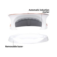 Lampe à ongles UV LED professionnelle 168W, 48 perles, 365+405nm, base détachable, capteur intelligent, 4 minuteurs, séchoir à gel pour salon
