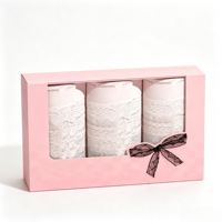 Boîte en carton personnalisée avec fenêtre, impression UV couleur 2mm, emballage transparent pour sous-vêtements, chaussettes, serviettes, lingerie, cadeaux