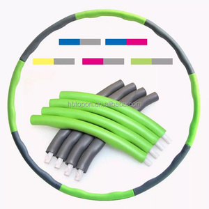 Factory Directly Eco-friendly Fitnsss Exercise Plastic Detachable Sports Hula Ring <strong>Hoola</strong> <strong>Hoop</strong> for Adults - Product Image 3