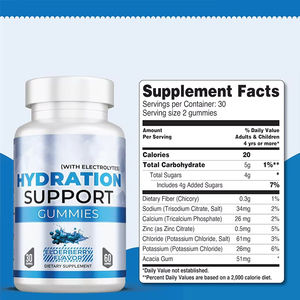 WELLBODY OEM/ODM Hydro-électrolyte Santé vitamines b12 Gommes effervescentes - Product Image 4