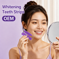 Bandes blanchissantes OEM pour les dents – Blanchiment puissant et élimination des taches – Bandes sèches sans résidus pour dents sensibles