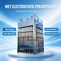 Precipitador Electrostático Húmedo Industrial (WESP) para Línea de Fabricación de Núcleos de Arena de Resina en Fundición, Sistema de Pulido de Gases de Escape