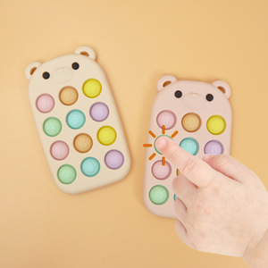 <span class=keywords><strong>Jouet</strong></span> sensoriel anti-stress pour bébé en silicone de qualité alimentaire, avec bulles à presser et textures en relief, sans BPA - Product Image 6