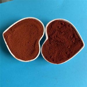 Pulido polvo de óxido de hierro rojo magnetita pigmento de mineral de hierro para revestimiento y calentador de Gas de óxido férrico de cuero - Product Image 5