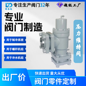 Vanne de maintien de pression manuelle en acier moulé, vente directe d'usine Liyongda, pour équipement d'échange thermique de réfrigération - Product Image 5