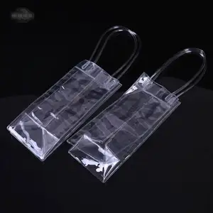 مخصص PVC حقيبة خمور كيس خمر مخصص 1 قطعة أو 2 زجاجة حقيبة خمور