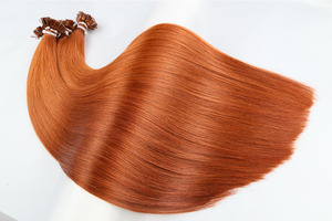 Gran oferta, extensiones de cabello humano con punta plana, cabello humano 100% recto, 1g/hebra, extensiones de cabello Ktip invisibles sin costuras - Product Image 4