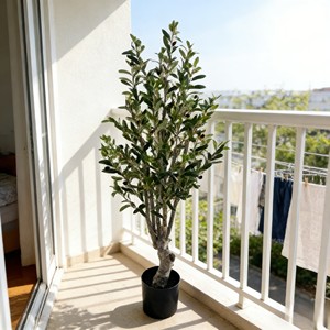 ต้นมะกอกเทียม พลาสติก เป็นมิตรกับสิ่งแวดล้อม ใบไม้เสมือนจริง ทนทาน น้ำหนักเบา รีไซเคิลได้ ใช้ได้ทั้งภายในและภายนอกอาคาร - Product Image 5