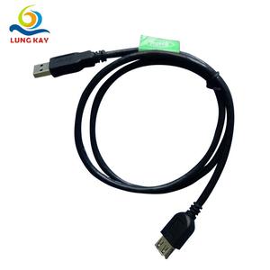 Cable USB Lung Kay Am a Af 3.0, transferencia de datos de alta velocidad, cable de cobre negro para dispositivos informáticos - Product Image 1