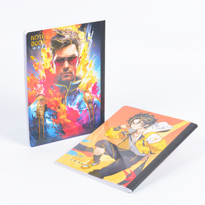 Cuaderno de Ejercicios con Impresión Colorida en Oferta, Cubierta con Diseño de Estrella de Fútbol, Papel para Aprender Francés, Color Personalizado, Encuadernación Cosida - Product Image 2