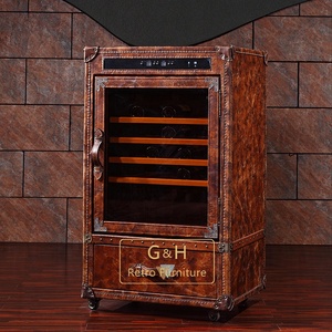 Meuble à vin <span class=keywords><strong>d</strong></span>'<span class=keywords><strong>angle</strong></span> de luxe au design industriel pour salon ou <span class=keywords><strong>bar</strong></span> à domicile avec élégant porte-bouteilles <span class=keywords><strong>en</strong></span> <span class=keywords><strong>bois</strong></span> - Product Image 4