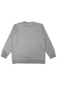 Sweat-shirt homme personnalisé 100% coton molletonné, coupe oversize, anti-plis, doublé, col rond, écologique, avec logo gaufré sur le devant - Product Image 3