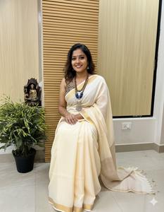 Sari en soie Tussar multicolore élégant pour femmes avec une texture de tissu riche et un look ethnique magnifique pour les célébrations en provenance d'Inde - Product Image 4