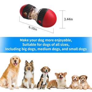 Interaktif tedavi dağıtım köpek oyuncaklar ve ayarlanabilir yavaş besleyici topu köpek bulmaca oyuncaklar Ideal köpek zenginleştirme oyuncaklar tedavi topu - Product Image 2