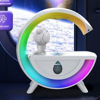 Lonvel Spaceman en forme d'humidificateur de gouttelettes d'eau Anti-gravité haut-parleur ménage USB humidificateur de lumière Anti-gravité à ultrasons