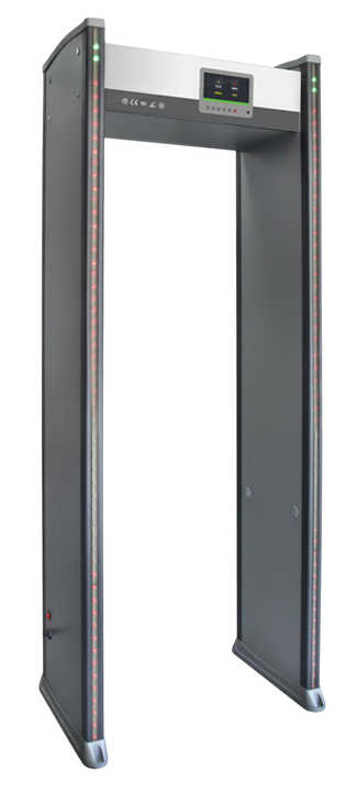 33 Zone Walk-Through Industrial Metal Detector Multi-Zones Door Frame Body Scanner