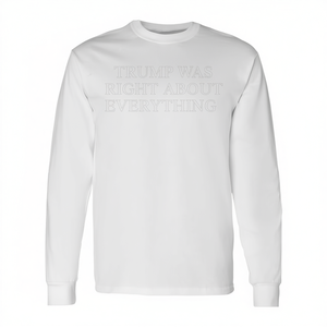 Trump avait raison sur tout - T-shirt à manches longues - Product Image 2