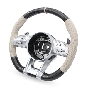 Volante de Coche Universal Personalizado de Fibra de Carbono para Mercedes Benz CLS63 CLK500 E211 E250 - Product Image 2