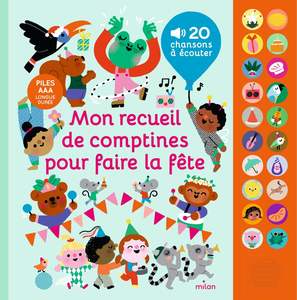 Livre audio interactif 20 boutons pour la petite enfance, en français, avec sons et <span class=keywords><strong>musique</strong></span>, apprentissage ludique, papier offset, marque HXS, modèle HXS-AB016 - Product Image 2