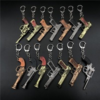 Anahtar halka kolye Ak47 çöl kartal tabanca kalıp silah alaşım anahtarlık anahtarlık hediyeler araba özel Metal logosu anahtarlık