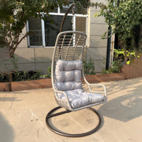 Prix de vente en gros d'usine de chaise d'oeuf suspendue chaise d'oeuf de cosse chaise d'oeuf de rotin meubles de jardin de salon