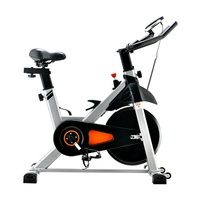 Bicicleta de Spinning para Ejercicio en Interiores, con Tubo de Acero de 1.5 mm de Grosor, Pantalla LCD, Ideal para Deportes y Fitness