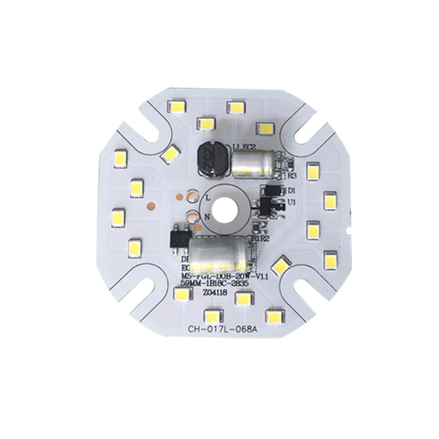 Square High Lumen SMD Chip 2835 6V 1W LED T Bulb PCBA 60W 50W 40W 30W 20W DOB Chip Board