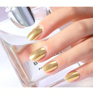Poudre magique effet miroir pour ongles, poudre chromée électrolytique, pigment holographique laser coloré or titane pour nail art, vente en gros - Product Image 6