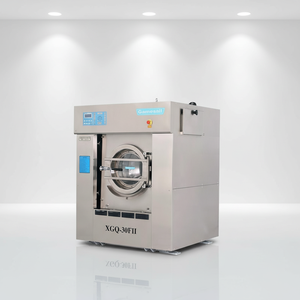 Lave-linge semi-automatique industriel en acier inoxydable pour hôtels et grandes entreprises, à gaz, 50 kg 100 kg, à <span class=keywords><strong>prix</strong></span> avantageux - Product Image 1