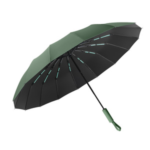 Paraguas Automático de 16 Varillas con Protección UV, Diseño Minimalista para Sol y Lluvia - Product Image 4