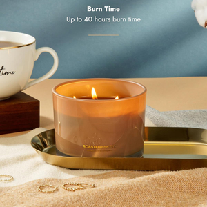 Vente en gros de 3 mèches de bougie parfumée à la cire de soja naturelle de luxe de marque privée dans un bocal en verre - Product Image 3