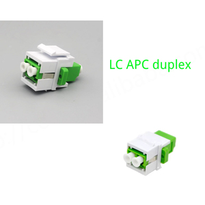 LC Multimode Duplex Fibre Optique Keystone Veste Coupleur Adaptateur Intérieur Extérieur Utilisation 4G 3G Réseaux Wi-Fi - Product Image 2
