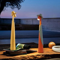 Lampe de nuit décorative de style espagnol, lampe LED rechargeable portable, décoration de table créative pour salon et salle à manger