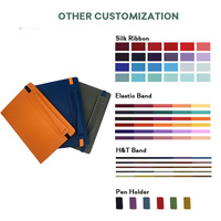 Carnets en cuir PU personnalisables, journaux avec logo personnalisé, carnet d'affaires avec stylo, carnet à couverture rigide, coffret cadeau