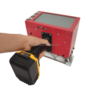 Machine de marquage par poinçonnage de numéros VIN de châssis de véhicule, alimentée par batterie au lithium, portable, pour gravure sur métal - Product Image 1
