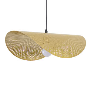 Modsern Retro LED luce pendente piccolo creativo <span class=keywords><strong>lampadario</strong></span> lanterna <span class=keywords><strong>cappello</strong></span> di paglia Design per ristorante Hot Pot corridoi AC appeso - Product Image 1