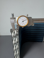 Échangeur de chaleur à serpentin tubulaire en forme de L, ailettes en aluminium et cuivre de 5 mm et 7 mm, évaporateur, condenseur, OEM, ODM