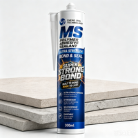 Scellant polymère MS à forte adhérence, polyuréthane modifié au silane, liquide de qualité supérieure pour la construction et le travail du bois, haute adhérence