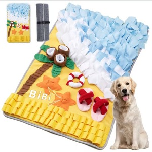 Tapis de reniflement pour chiens en gros, style plage océanique, tapis d'entraînement interactif pour chiens, tapis de jeu intérieur/extérieur - Product Image 1