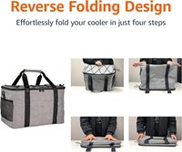 Bolsa Térmica/Isotérmica/Plegable de Alta Resistencia, Hecha a Medida, Superventas, para Mantener Frío los Alimentos, Ideal para Entrega de Comida