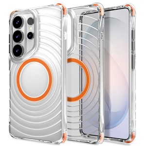เคสโทรศัพท์ใสแบบแม่เหล็กสำหรับ Samsung S26 S24 S25 Ultra Plus รองรับการชาร์จไร้สาย ป้องกันการกระแทกทั้งสี่มุม ขายส่ง - Product Image 1