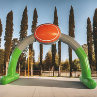 En gros PVC Racing Arche Événement Commercial Entrée Publicité Arc Gonflable pour Bienvenue Course pour Événements Sportifs